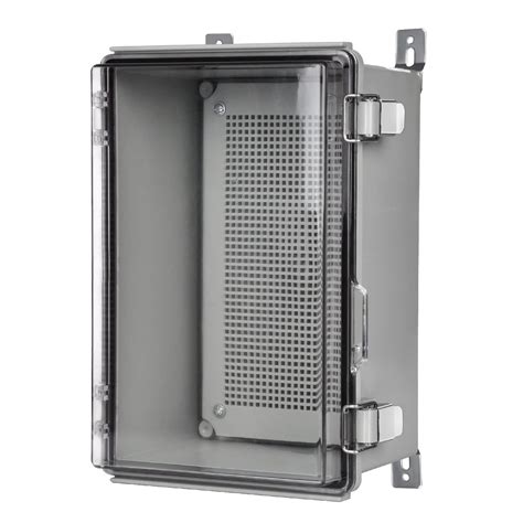 black plastic cover electrical box|electrical box with clear cover.